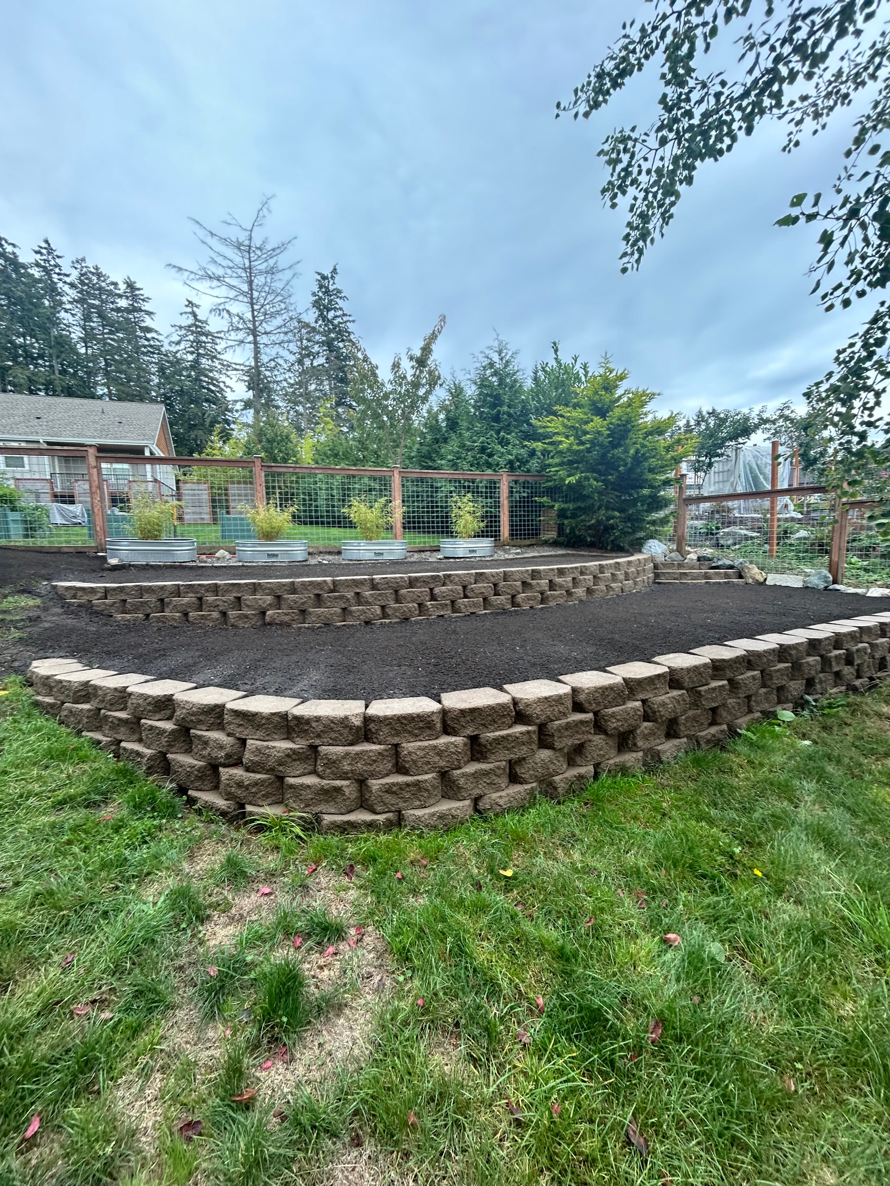 Finished landscape project on Whidbey Island