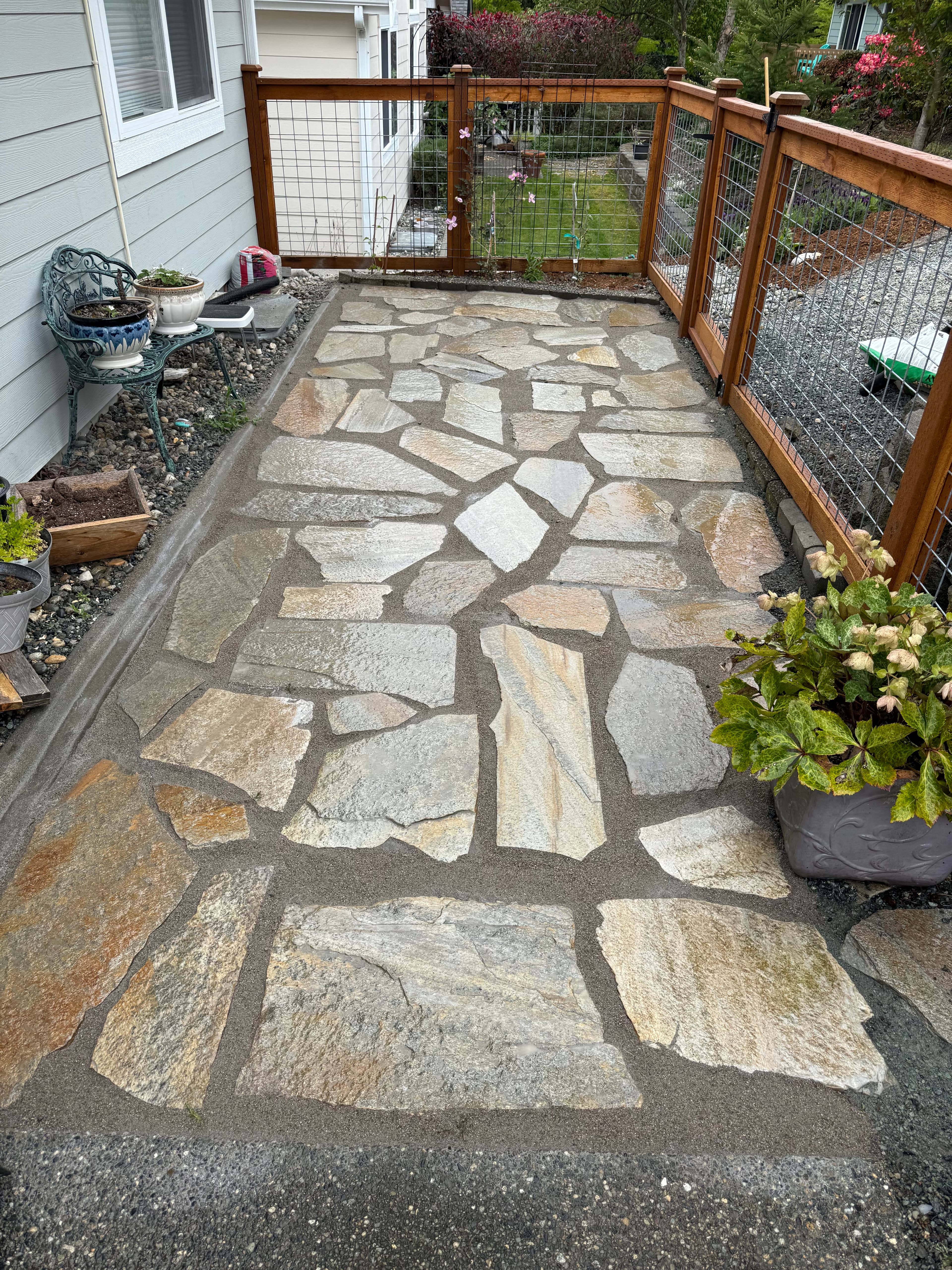 Finished landscape project on Whidbey Island