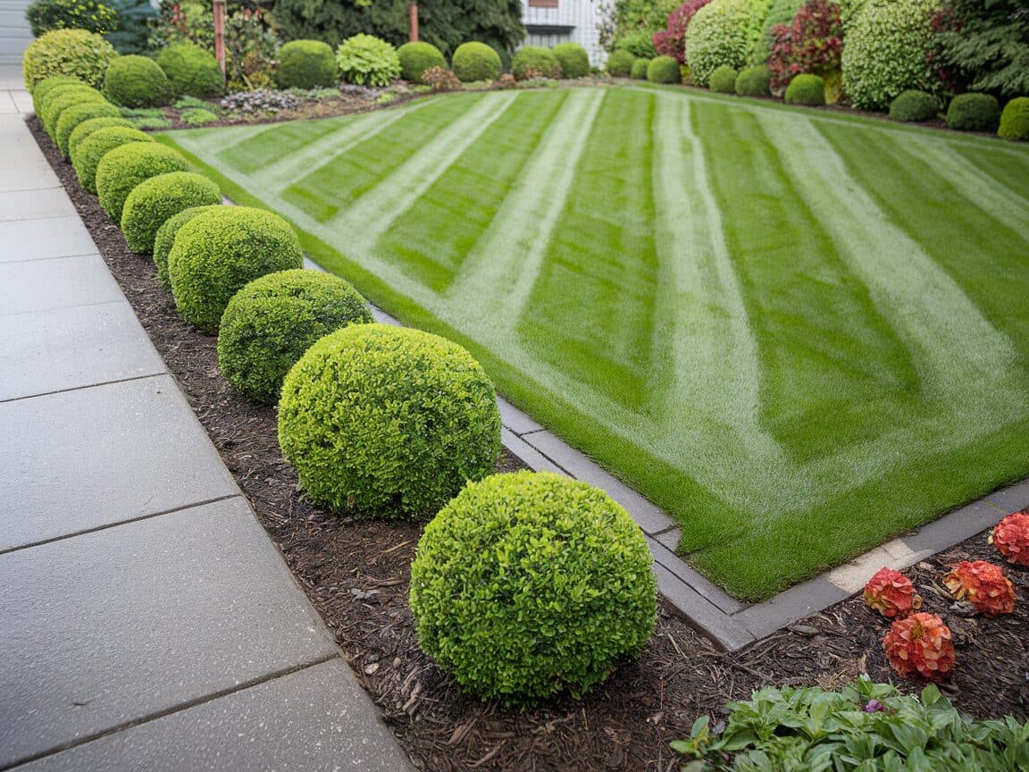 After: Overgrown Mess to Manicured Lawn