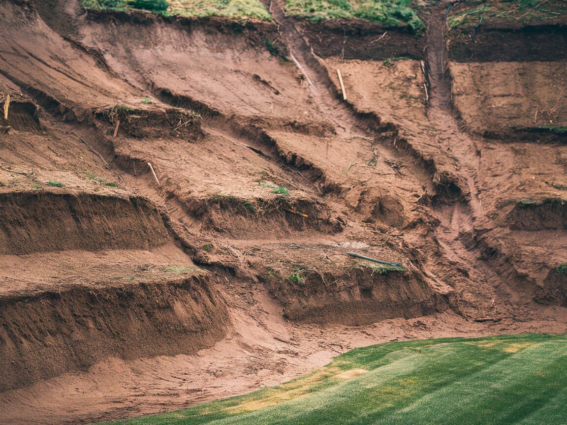 Before: Eroded Hillside to Terraced Garden